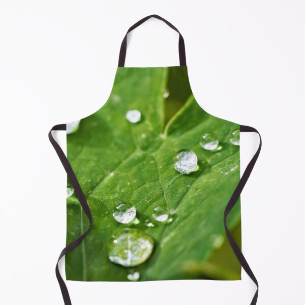 Item preview, Raindrops on a green leaf designed and sold by beatbieri.ch.