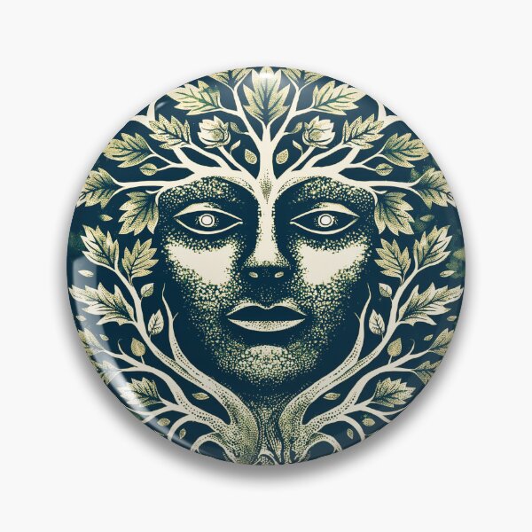 Item preview, The Green Man designed and sold by PitchBlackIcon.