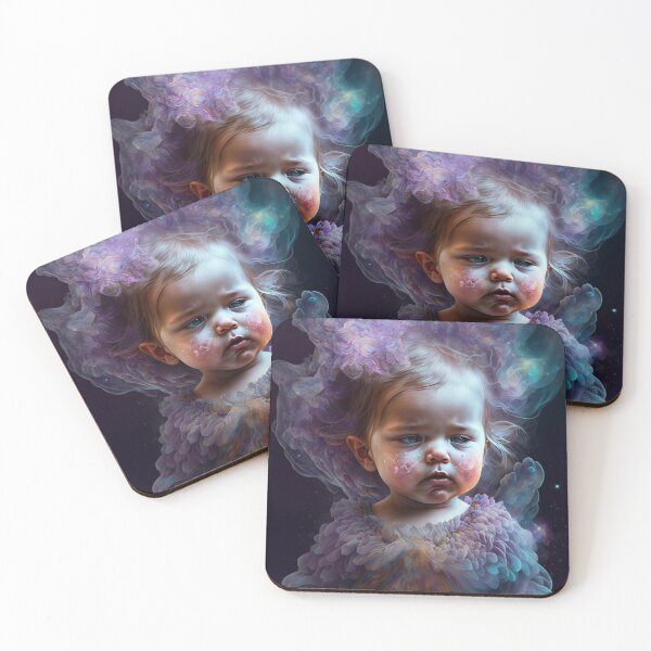 Item preview, Violet Wonders Astral Star Child designed and sold by MythicPrompts.