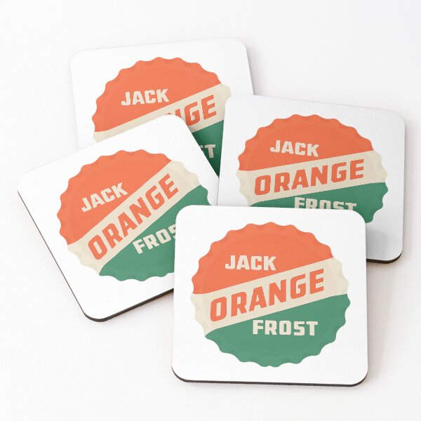 Item preview, Jack Orange Frost – Retro Soda Bottle Cap Design	 designed and sold by weirdfishes123.