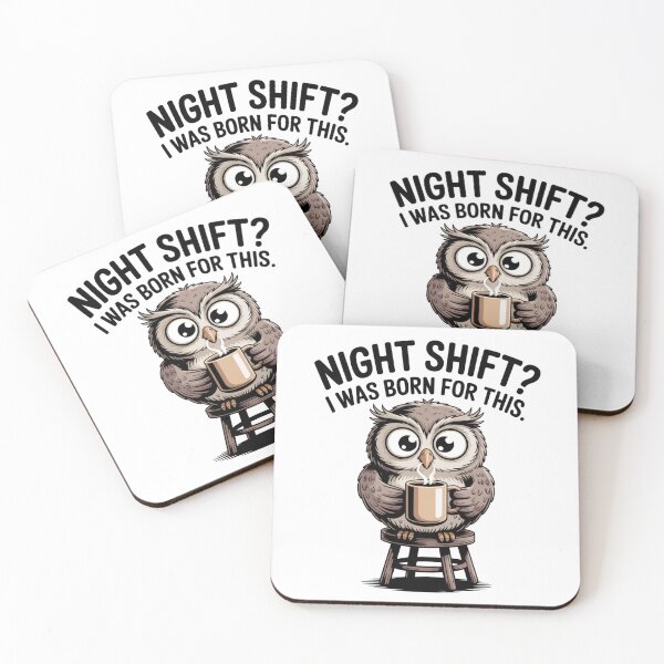 Item preview, Night Shift? I Was Born For This | T-Shirt designed and sold by NicolasGlowArt.