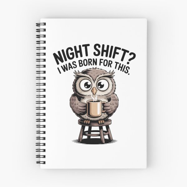 Item preview, Night Shift? I Was Born For This | T-Shirt designed and sold by NicolasGlowArt.