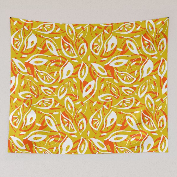 Item preview, Golden Hawaiian Tropical Seed Pod Pattern Seamless Repeat designed and sold by Sharon Schwalbe.