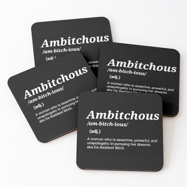 Item preview, Ambitchous – Unapologetic Boss Babe Definition Design designed and sold by LoversEyes.