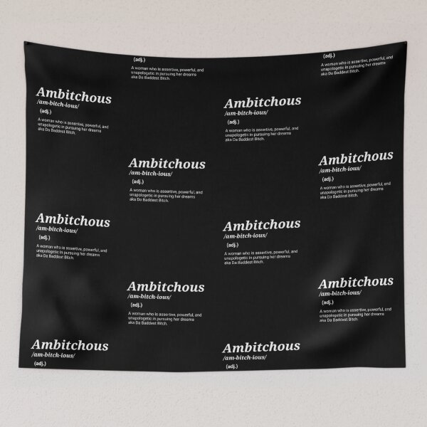 Item preview, Ambitchous – Unapologetic Boss Babe Definition Design designed and sold by LoversEyes.