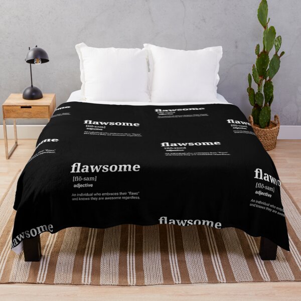 Item preview, Flawsome – Embrace Your Imperfections Bold Typography Design designed and sold by LoversEyes.