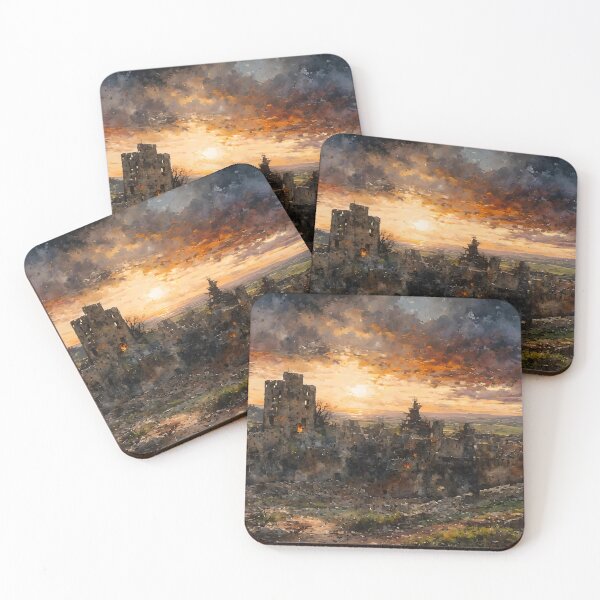 Item preview, Arnstein Castle ruins at sunset designed and sold by sid1802.
