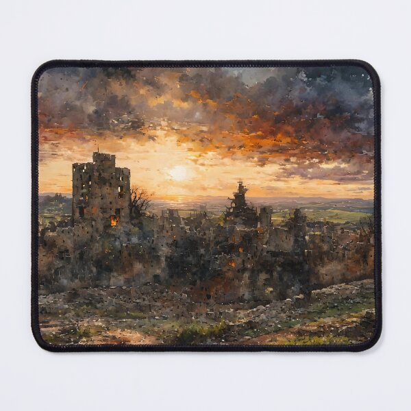 Item preview, Arnstein Castle ruins at sunset designed and sold by sid1802.