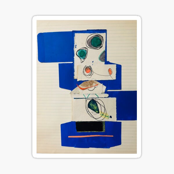 Item preview, Blue. collage designed and sold by Susan Grissom.