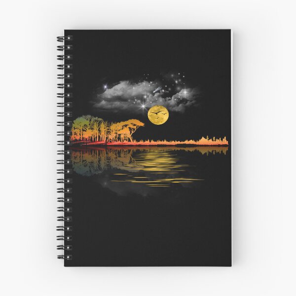 Item preview, Guitar Lake Shadow Moon designed and sold by CasmariaOnlineShop -.