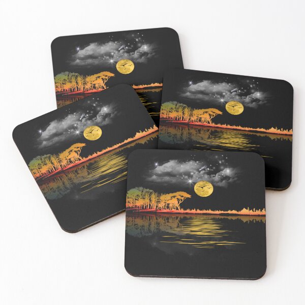 Item preview, Guitar Lake Shadow Moon designed and sold by CasmariaOnlineShop -.