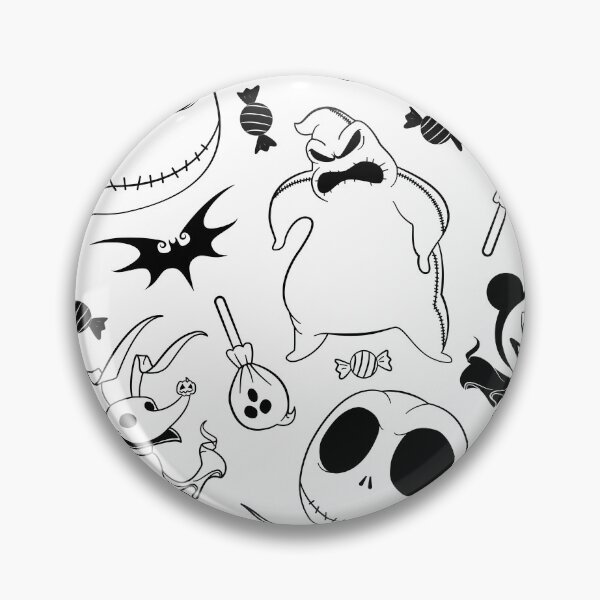 Item preview, Halloween Nightmare - Black & White Pattern designed and sold by Joanna Zourmpaki.