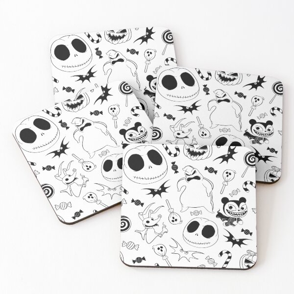 Item preview, Halloween Nightmare - Black & White Pattern designed and sold by Joanna Zourmpaki.
