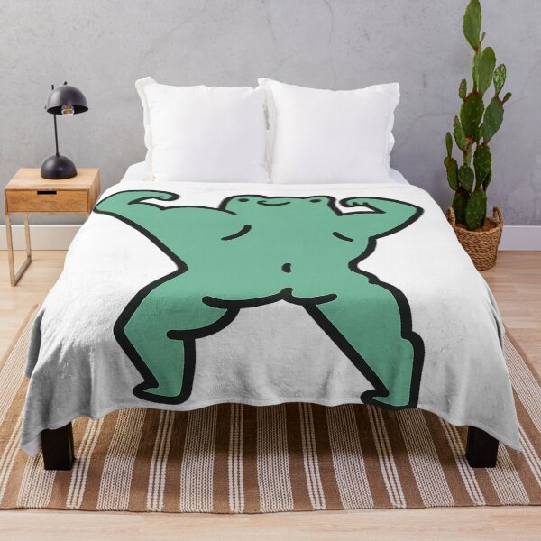 Item preview, The muscular frog designed and sold by Kunst-Shirt.
