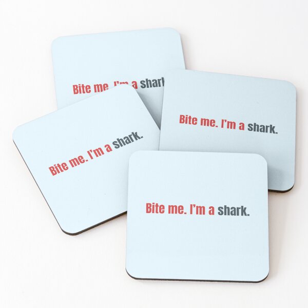 Item preview, Bite Me – Shark Attitude Funny Ocean Shirt designed and sold by KWkindwaves.