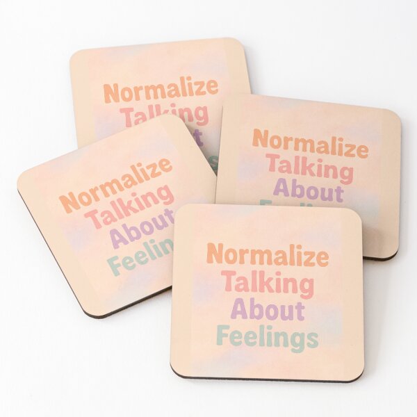 Item preview, Normalize Talking About Feelings – Pastel Mental Health designed and sold by holaitssher.