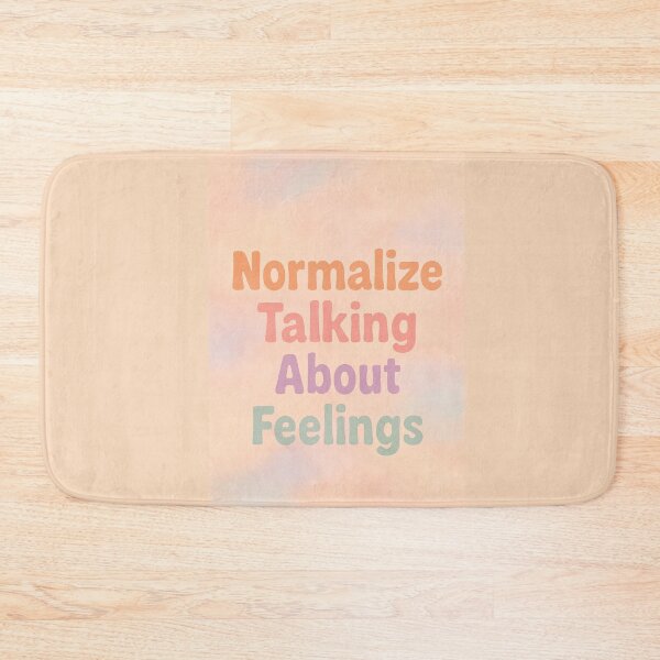 Item preview, Normalize Talking About Feelings – Pastel Mental Health designed and sold by holaitssher.
