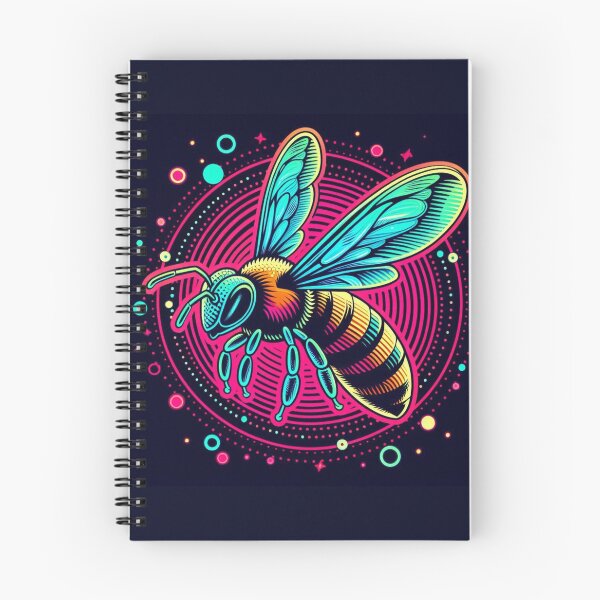 Item preview, Flying colorful bee designed and sold by Dogandesighn.