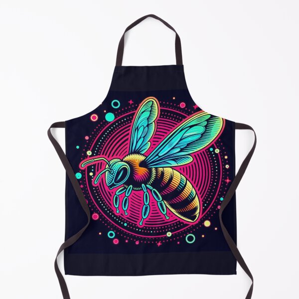 Item preview, Flying colorful bee designed and sold by Dogandesighn.