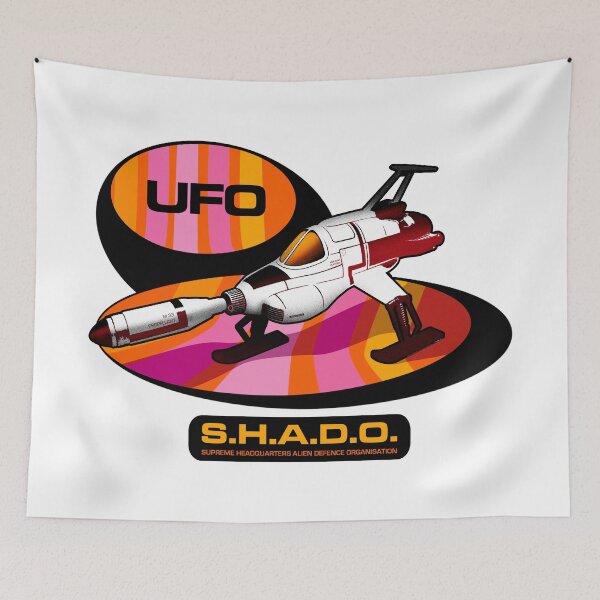Item preview, UFO Shado Interceptor 1 designed and sold by Matalobos /  Retro Art & Classic Machines.