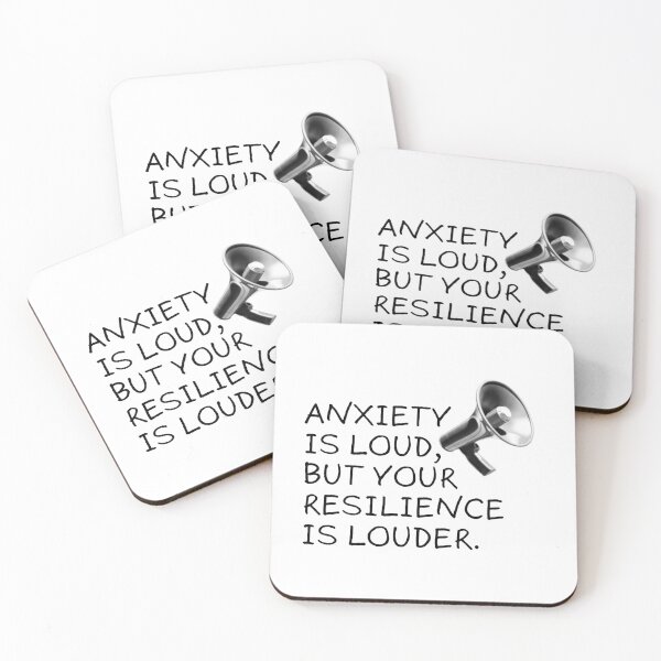 Item preview, Anxiety Is Loud, But Your Resilience Is Louder – Hand-Lettered designed and sold by holaitssher.