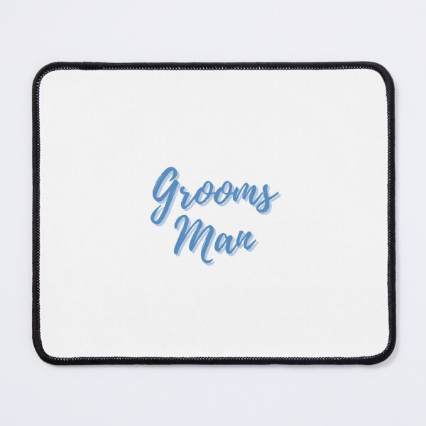 Item preview, Stylish Blue Script Groomsman designed and sold by DixieGirlStudio.