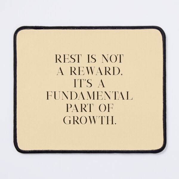 Item preview, Rest Is Not a Reward – Cozy Growth Affirmation designed and sold by holaitssher.