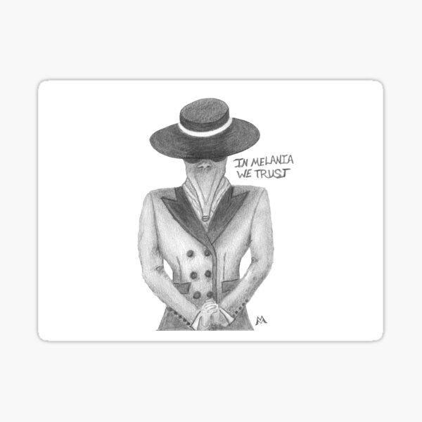 Item preview, In Melania We Trust (No Border) designed and sold by V-M-Studios.