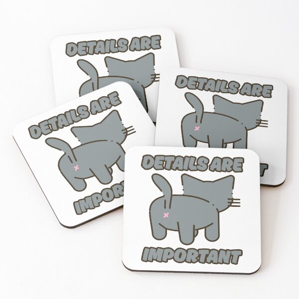 Item preview, Details are important – funny cat butt design designed and sold by CleanDecor.