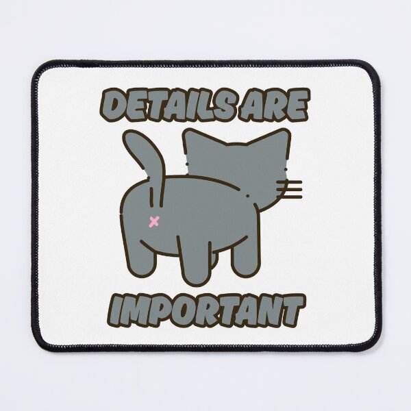 Item preview, Details are important – funny cat butt design designed and sold by CleanDecor.