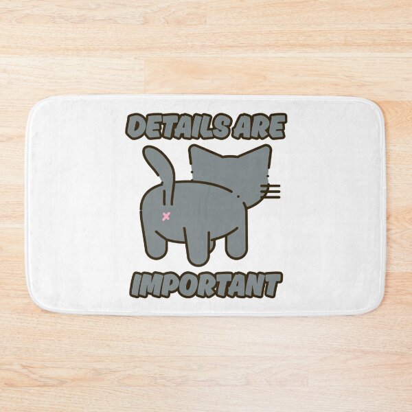 Item preview, Details are important – funny cat butt design designed and sold by CleanDecor.