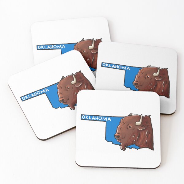 Item preview, Oklahoma State Mammal - American Bison designed and sold by littlealiart.