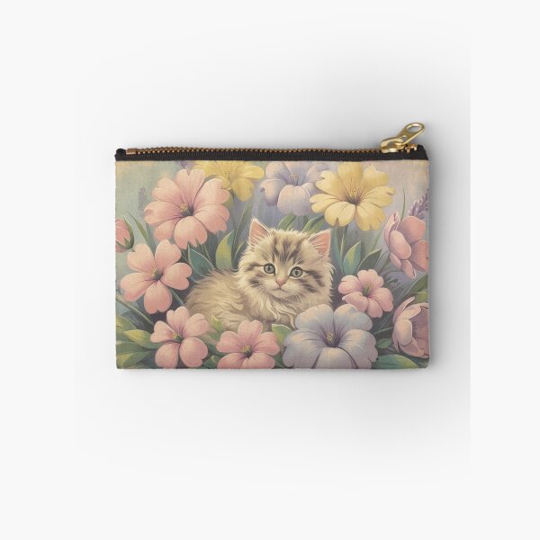 Item preview, Kitten and flowers  designed and sold by CraftyWords.