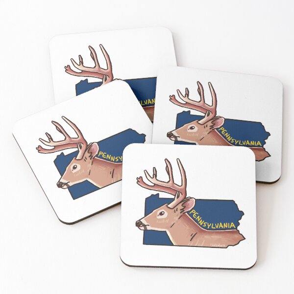 Item preview, Pennsylvania State Mammal - White-Tailed Deer designed and sold by littlealiart.