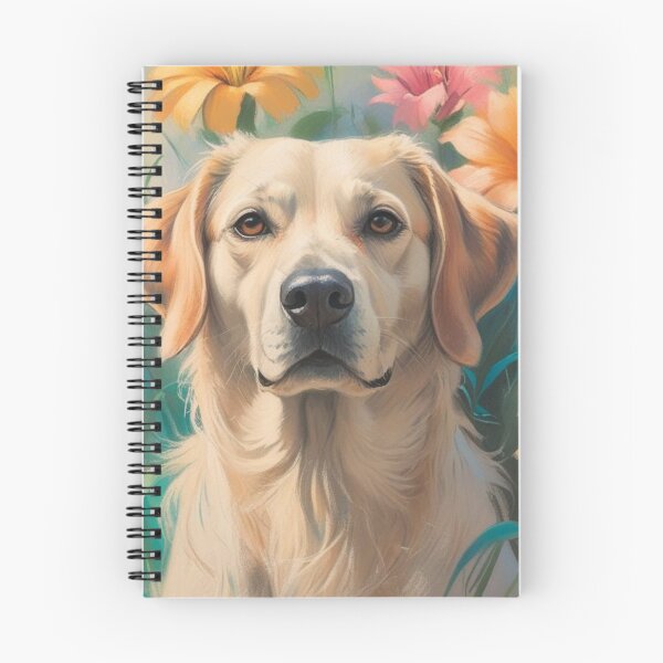 Item preview, Dogand flowers designed and sold by CraftyWords.