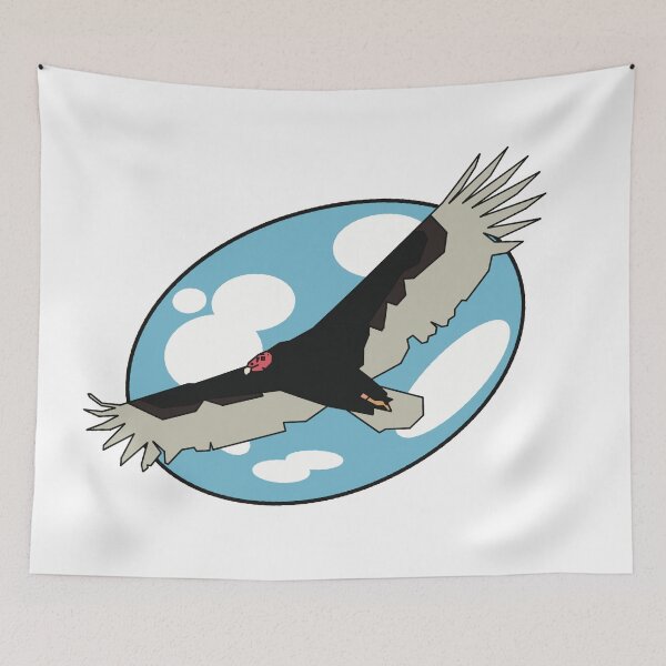 Item preview, Geometric Turkey Vulture designed and sold by birdsbyblue.