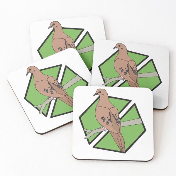 Item preview, Geometric Mourning Dove designed and sold by birdsbyblue.
