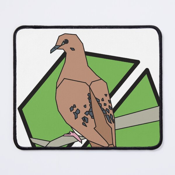 Item preview, Geometric Mourning Dove designed and sold by birdsbyblue.