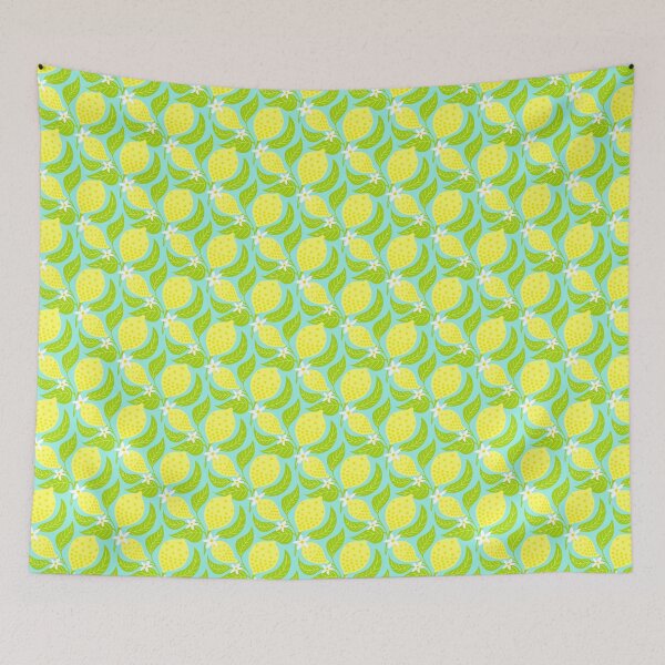 Item preview, Lemons with blossom designed and sold by lilliblomma.