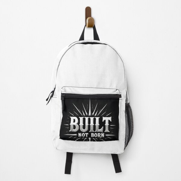 Item preview, Built Not Born – Grit & Grind Fitness Quote designed and sold by PrintWoven.