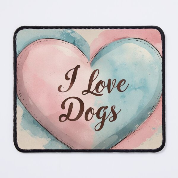 Item preview, Heart dogs designed and sold by CraftyWords.