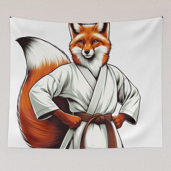 Item preview, Karate Fox Warrior Stance designed and sold by Martial-Art-23.