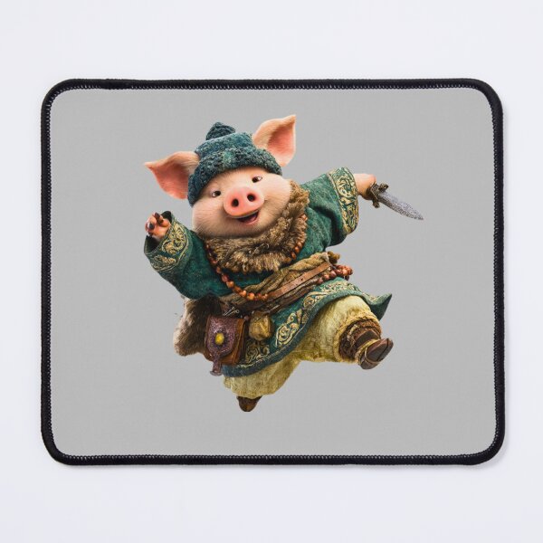Item preview, Bladefoot the Merry Swine designed and sold by MYTHIC PEEL STICKERS.