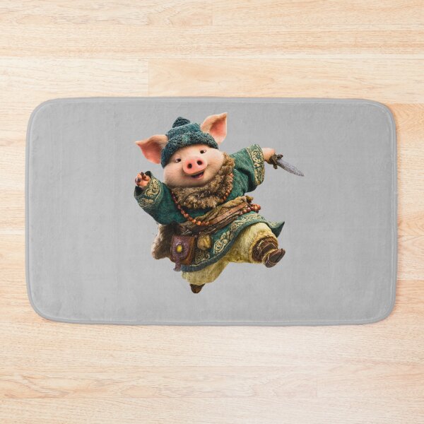 Item preview, Bladefoot the Merry Swine designed and sold by MYTHIC PEEL STICKERS.