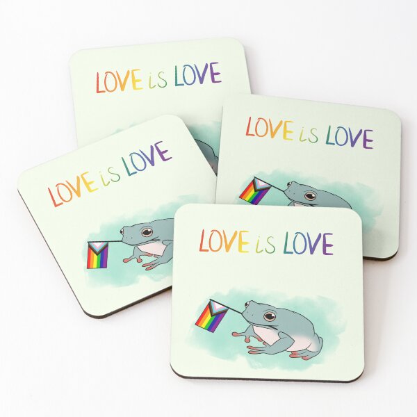 Item preview, Love is Love Frog designed and sold by PancakeToad.