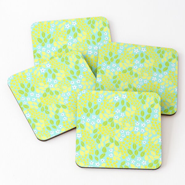 Item preview, Lemons with flowers and leaves designed and sold by lilliblomma.