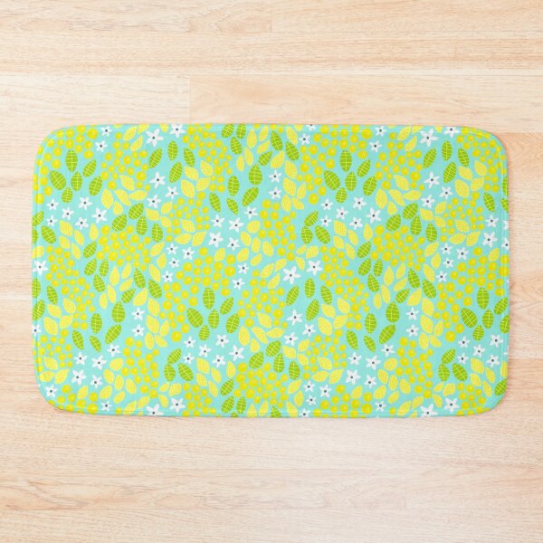 Item preview, Lemons with flowers and leaves designed and sold by lilliblomma.