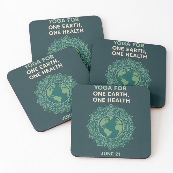 Item preview, Yoga for One Earth, One Health – Earth Mandala designed and sold by holaitssher.