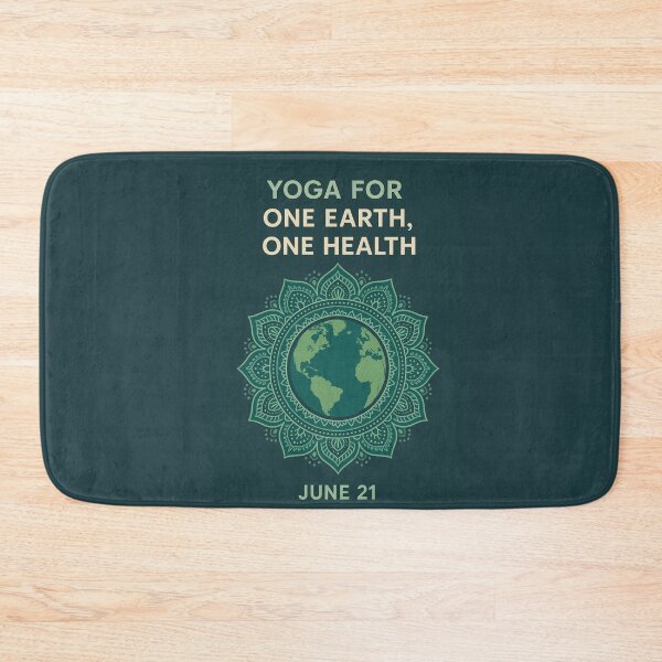 Item preview, Yoga for One Earth, One Health – Earth Mandala designed and sold by holaitssher.