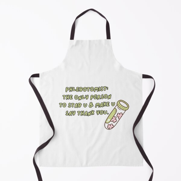 Item preview, Phlebotomist – The Only Person to Stab You and Make You Say Thank You | Healthcare Humor designed and sold by The Sticker Cove.